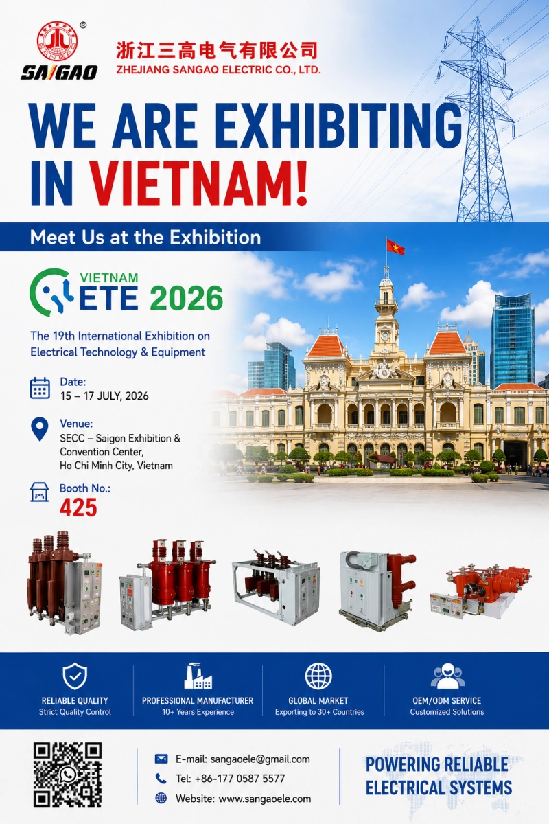 SANGAO வியட்நாம் ETE & Greenergy Expo 2026 இல் பங்கேற்கிறது